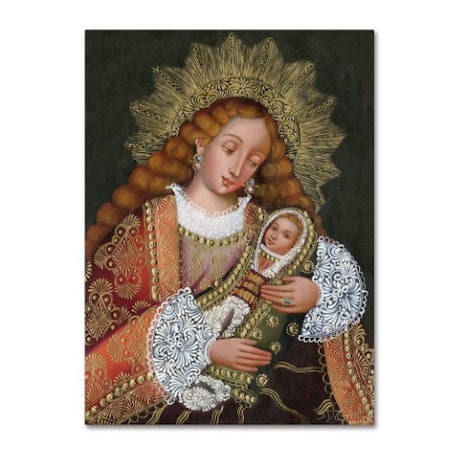 Masters Fine Art 'The Virgin And Son IV' Canvas Art,18x24